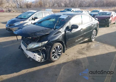 2014 Honda Civic Ex из США, поврежденный, VIN 19XFB2F87EE019530